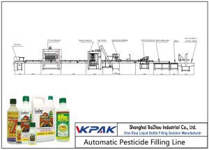 Автоматична лінія для заповнення пестицидами